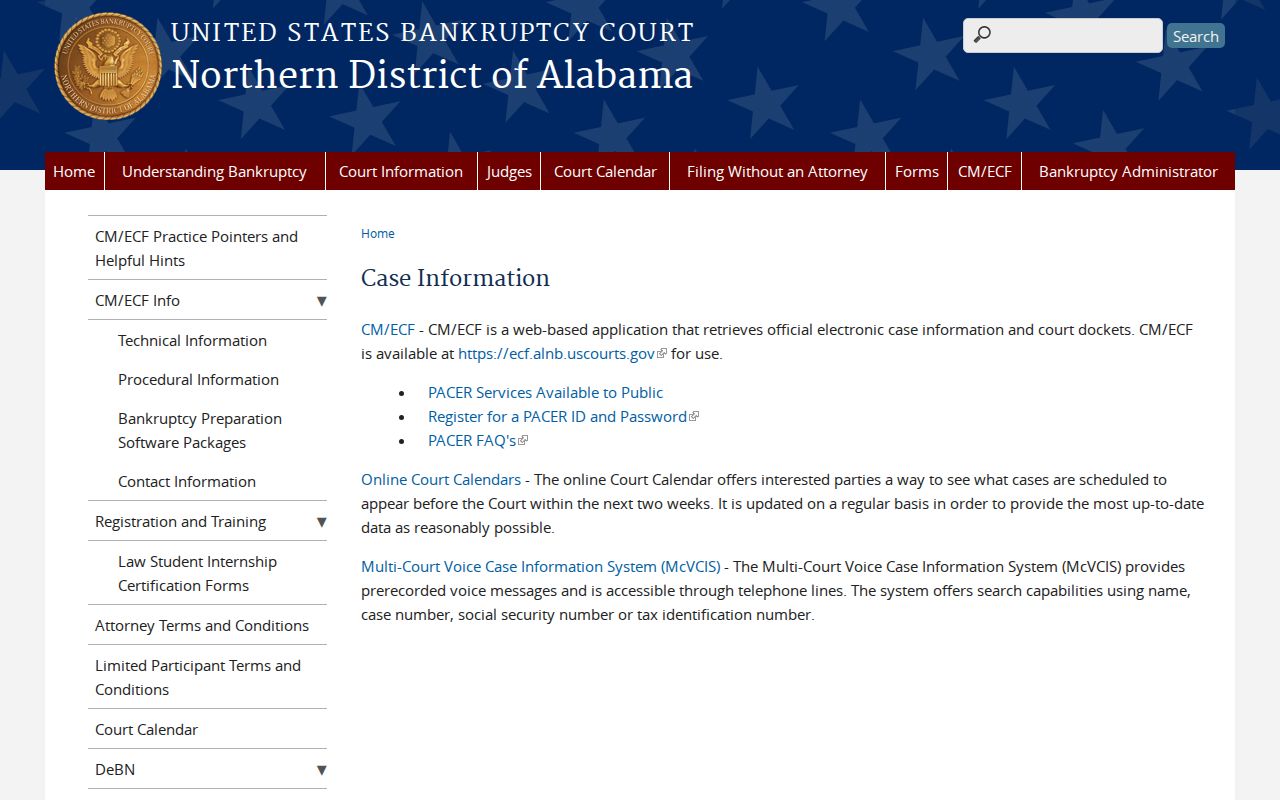 Belk court docket Northern District bankruptcy information