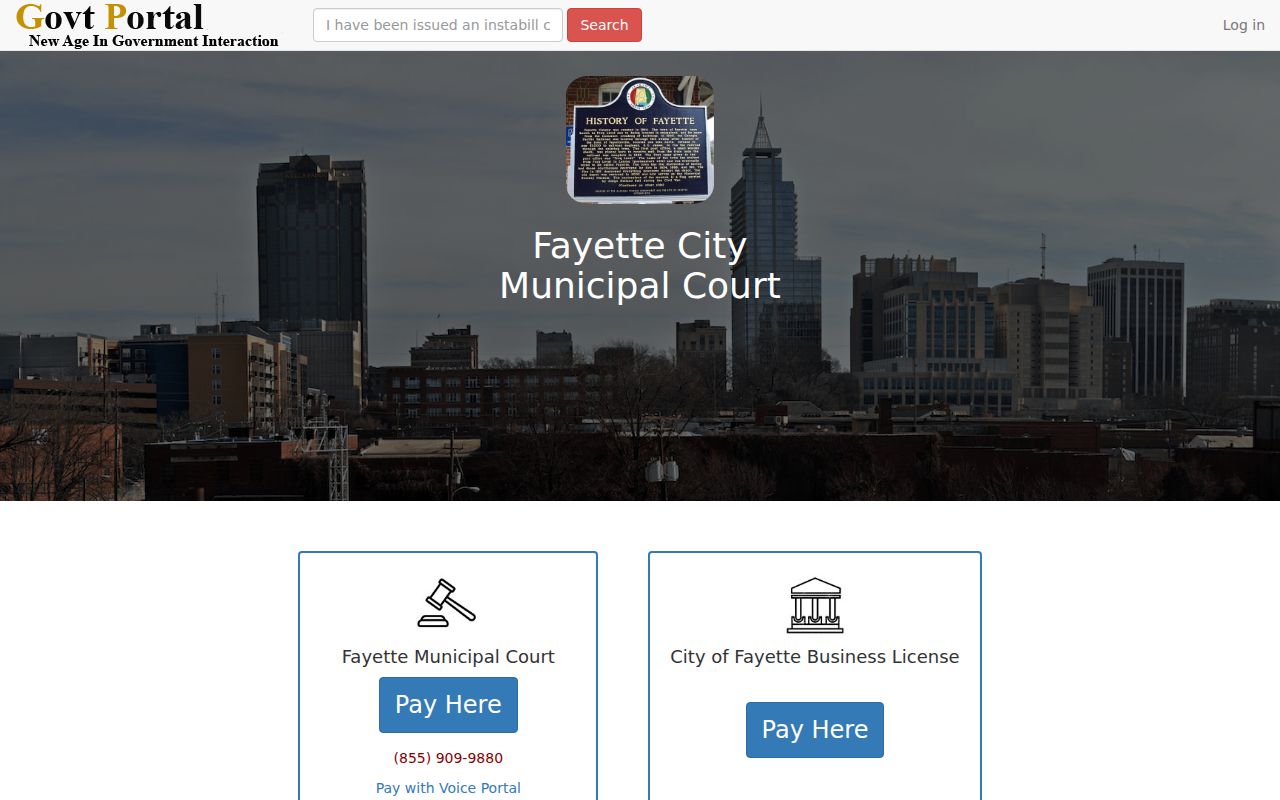 Fayette court docket municipal payment portal